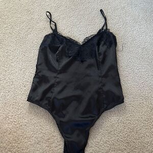 Satin and lace bodysuit, pretty little thing